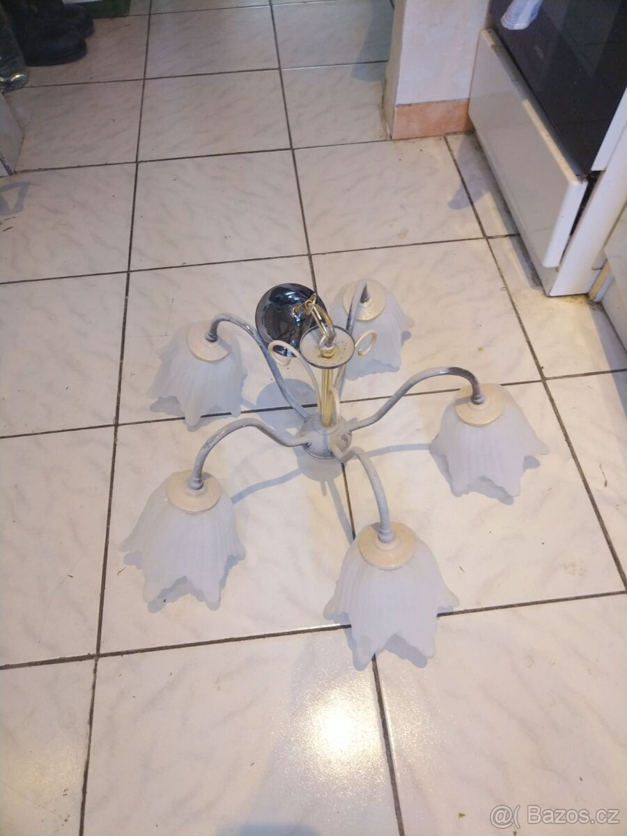 pětiramenný lustr - 3