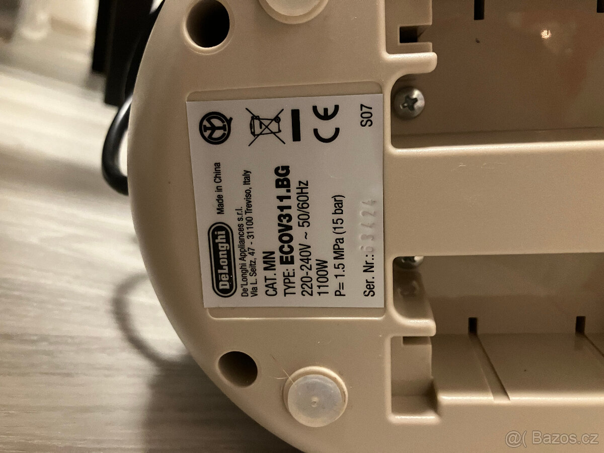 Prodám pákový kávovar Delonghi ECOV 311.BG - 3