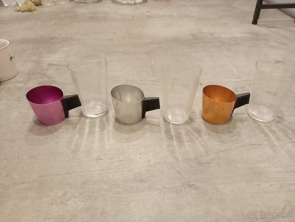 Retro skleničky mix - 3