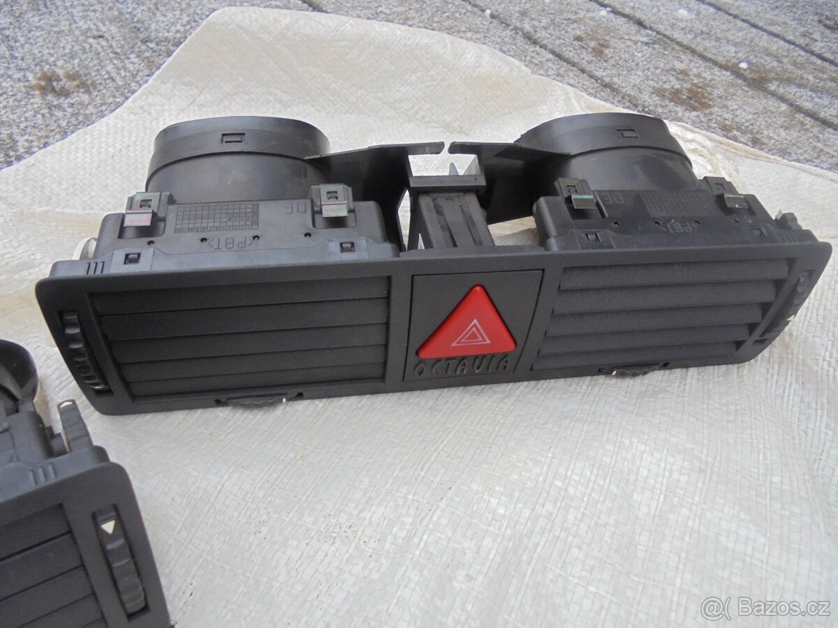 výdechy topení Octavia 1. - 3