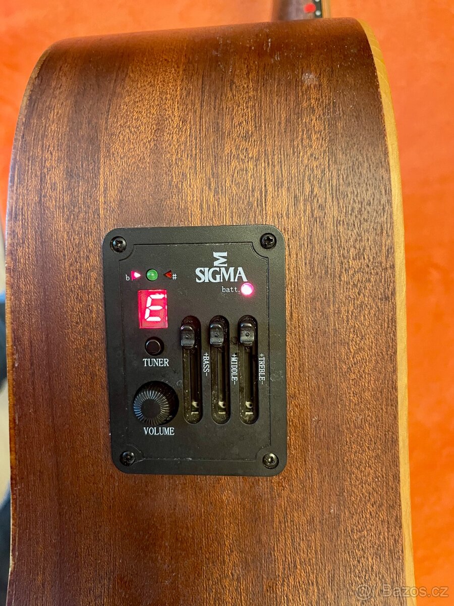 12strunná elektroakustická kytara Sigma DM12E+ - 3