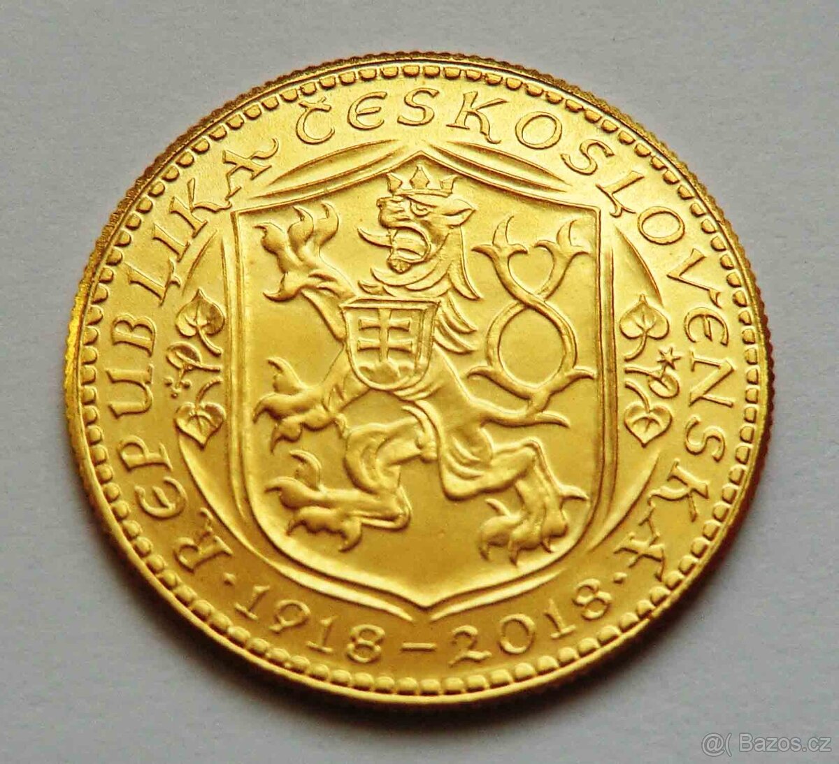 Svatováclavský dukát 2018 s číslovaným certifikátem - 3