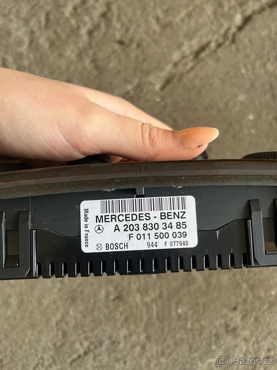 Panel klimatizace Mercedes Benz w203/w209 - 3