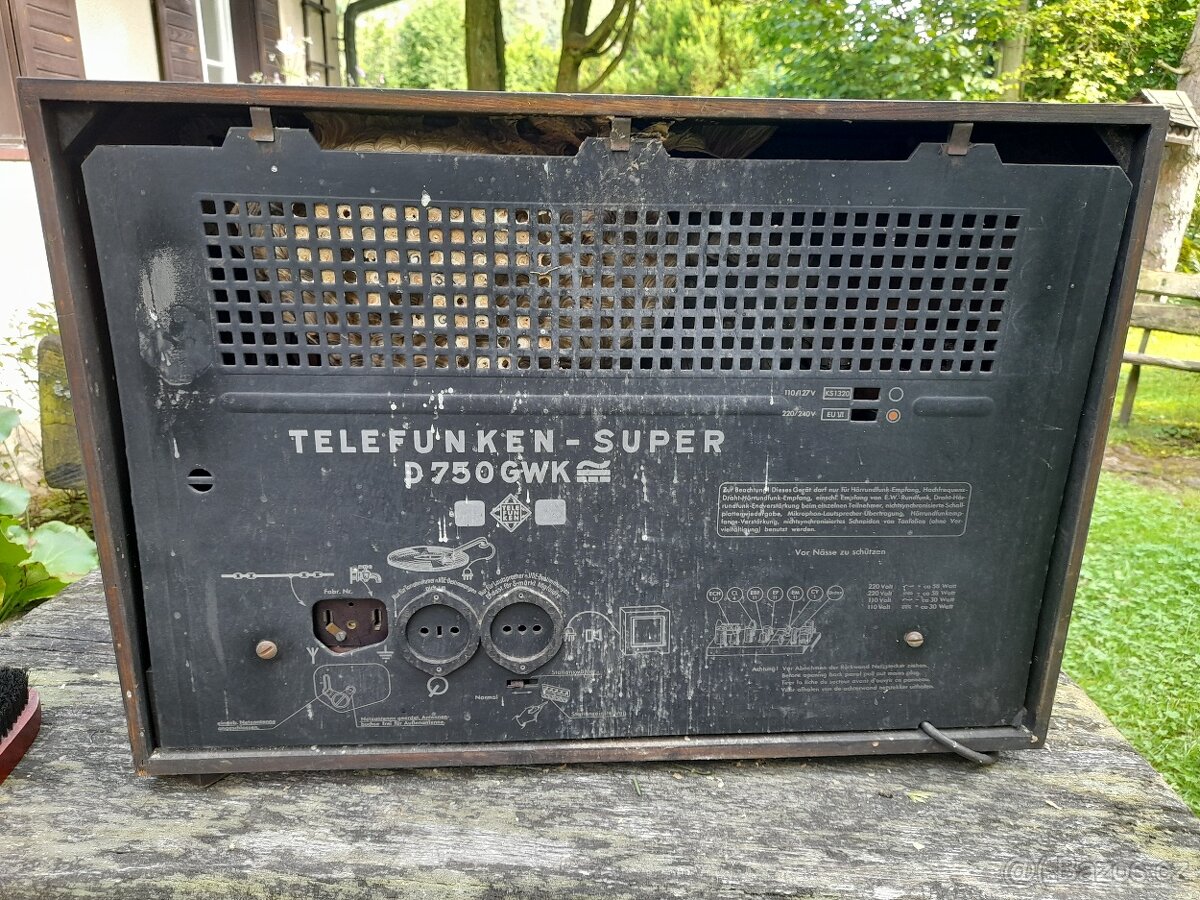 Retro radio Telefunken D750 GWK - 3