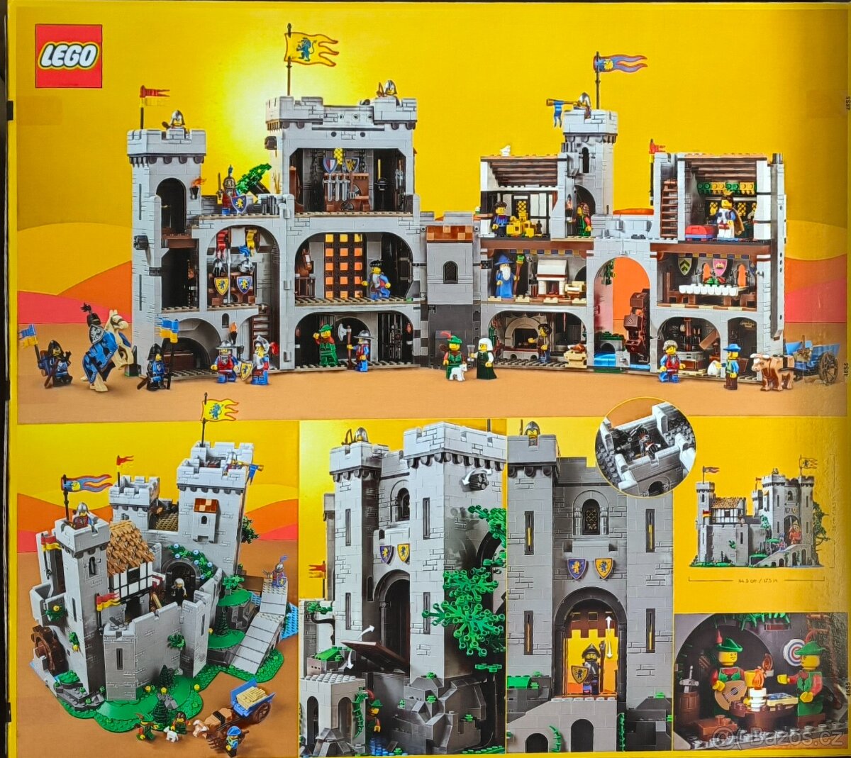 Lego set Icons 10305 Hrad lvího rytíře- nový - 3