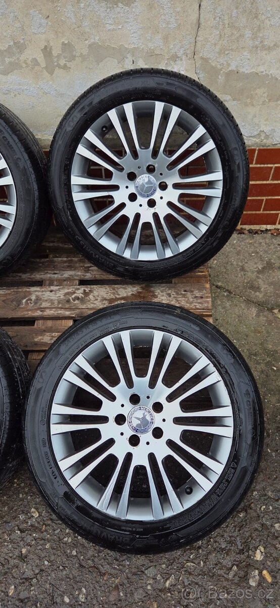 Alu kola R18, 5x112 Mercedes Viano, vito, pneu 245/45 letní - 3