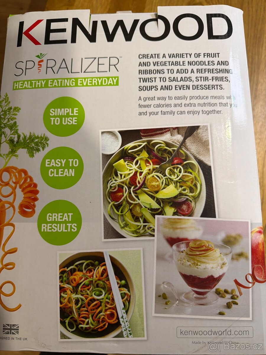 Spiralizér Kenwood - nový, nepoužitý - 3