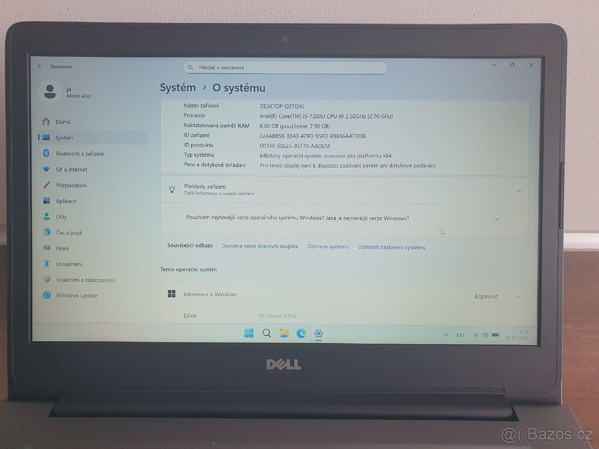 Notebook Dell Vostro P75GNotebook Dell Vostro P75G - 3