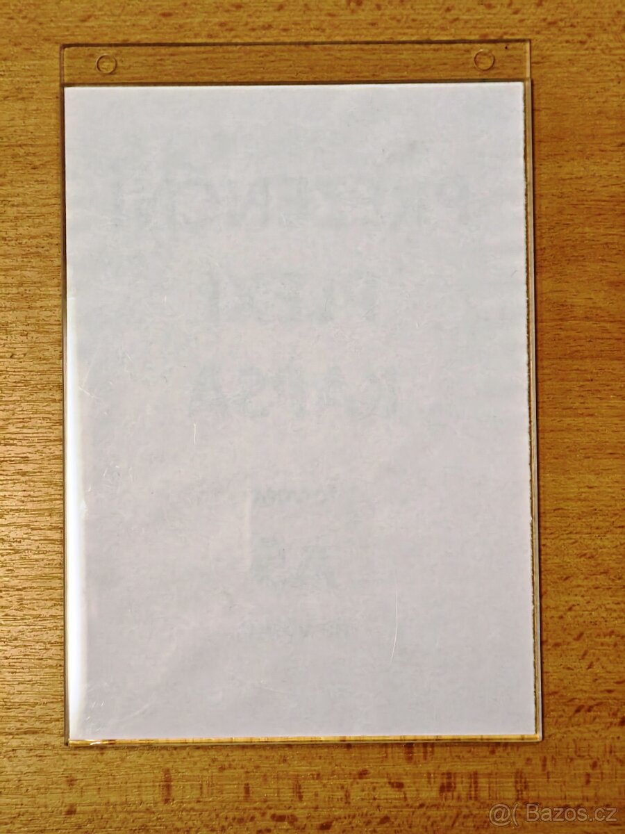 Prezentační plexi kapsa pro formát A5 - na výšku - 3