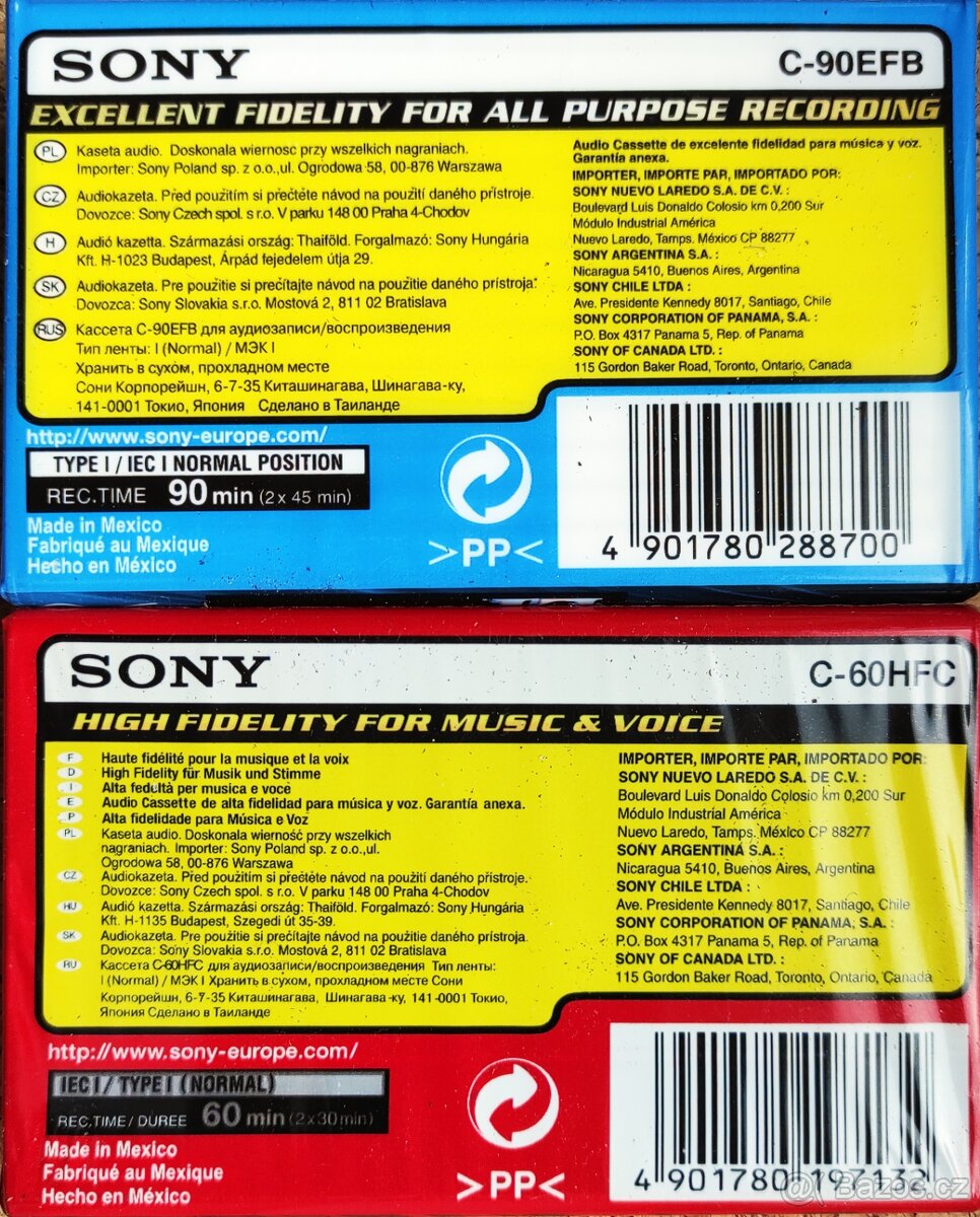 Prodám nerozbalené audio magnetofonové kazety - 3