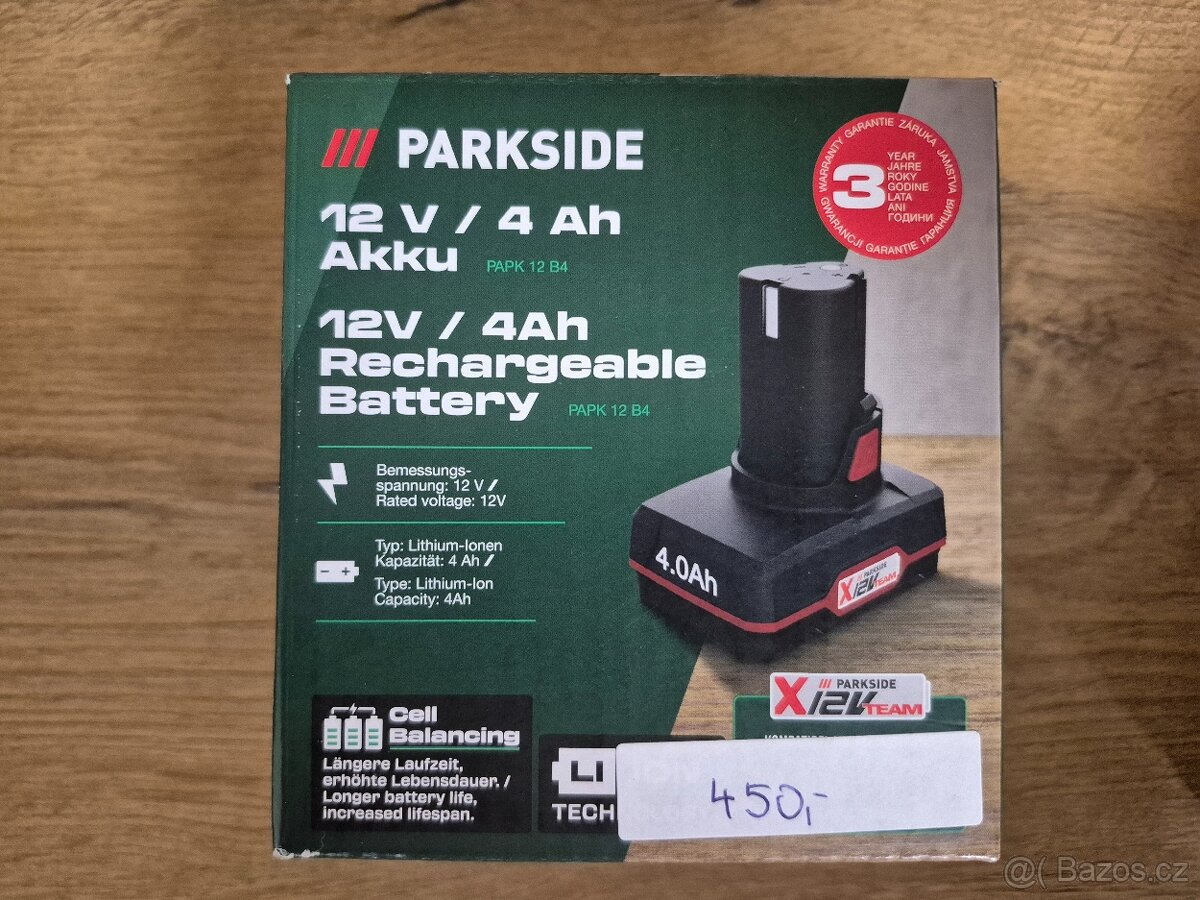 Akumulátor ah4 V12 parkside - 3