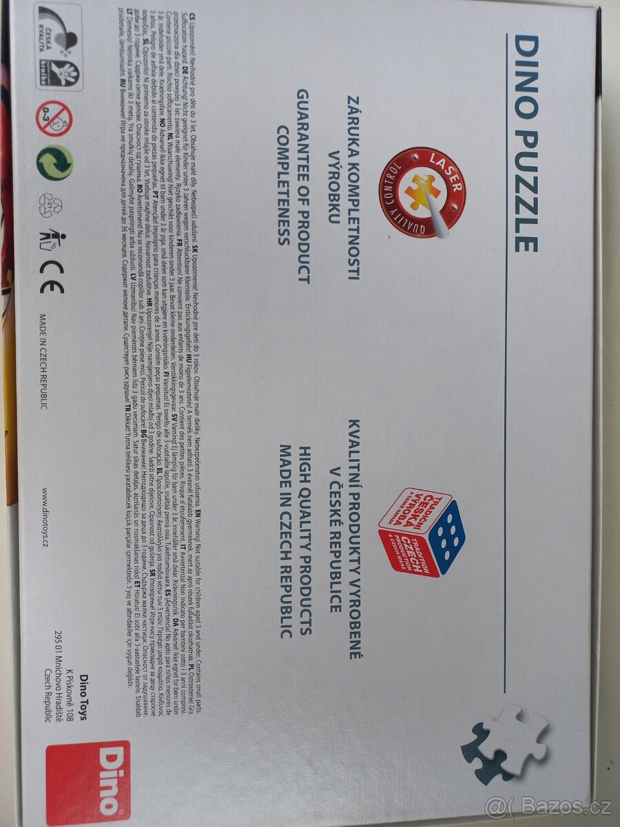 Dino puzzle Auta - 3