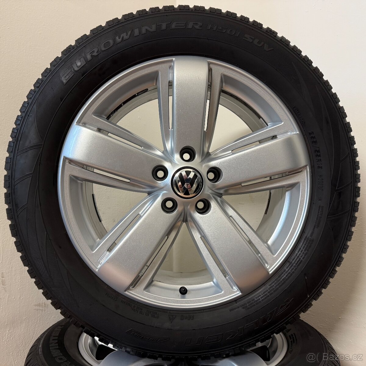 VW AMAROK 5x120 R19 ET43+ZIMNÍ 255/55R19 8mm