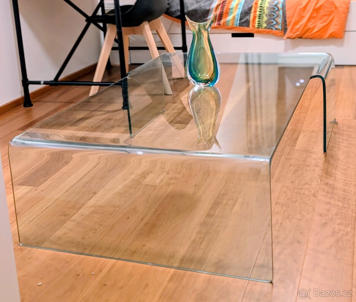 Designový skleněný konferenční stůl - 3