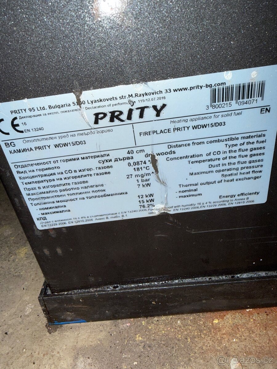 Krbové kamna s výměníkem + k tomu čerpadlo - 3