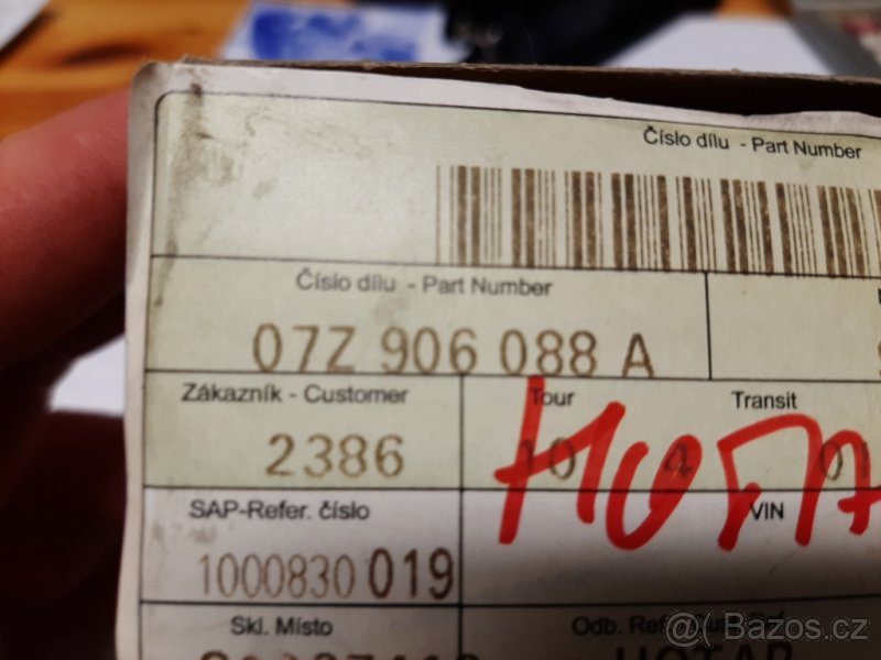 Čidlo teploty výfuk plynů Audi A8 Q7 4.2tdi 240kw 07Z906088A - 3