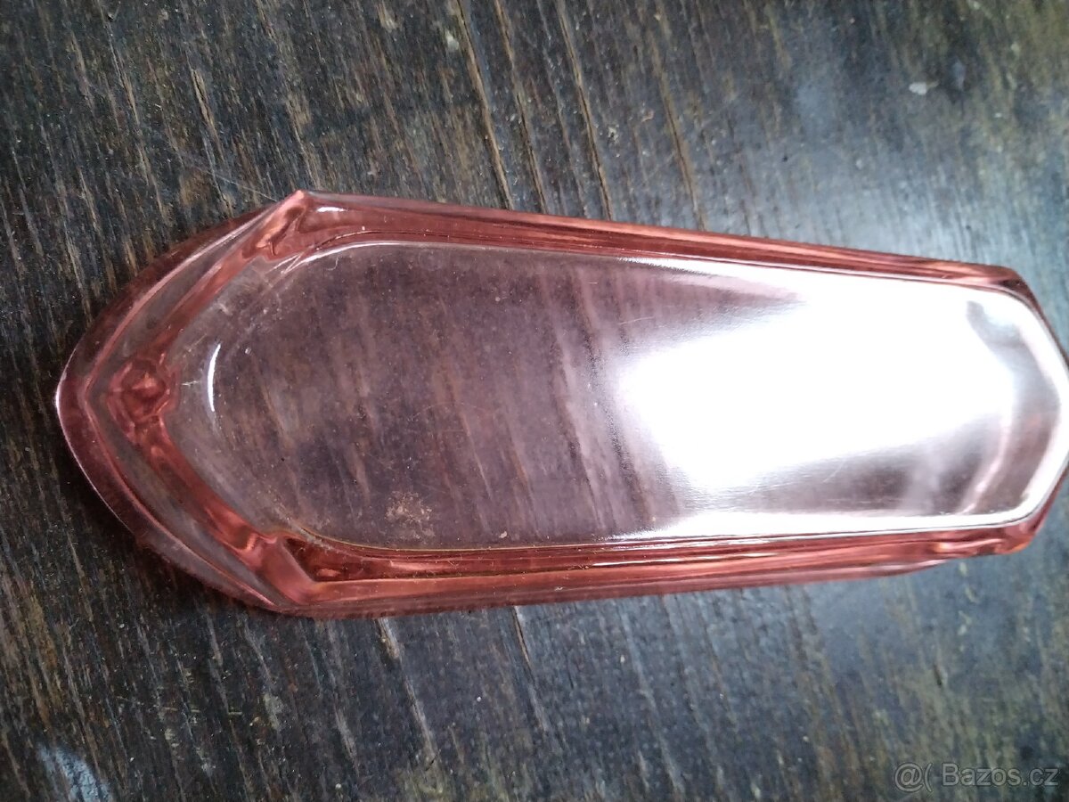 Dvě skleněné misky antik - 3