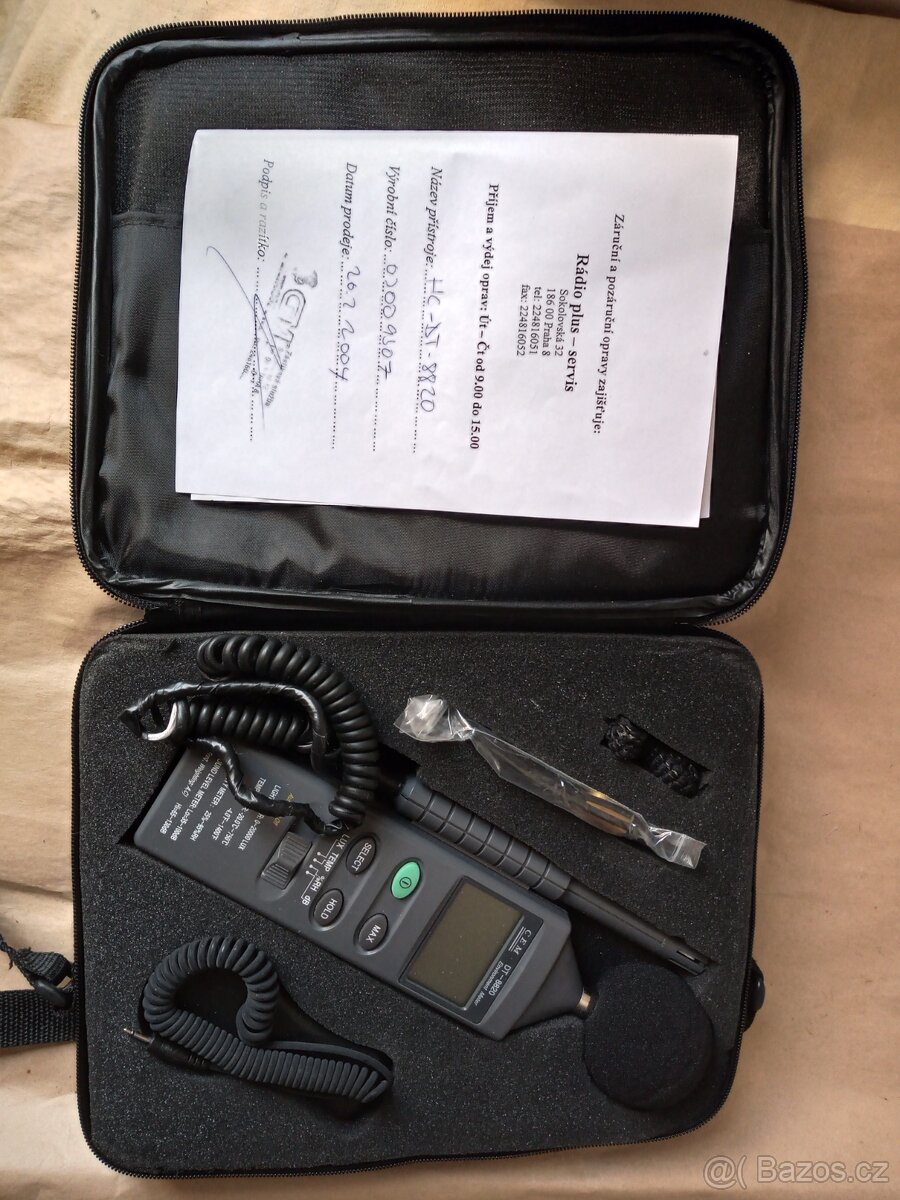 multifunkční měřič prostředí 4v1 - 3