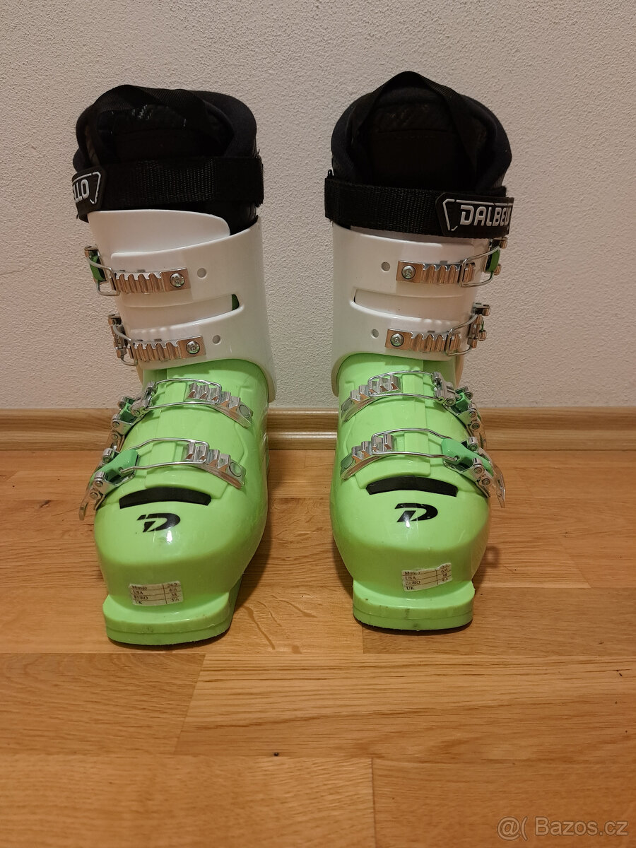 Dětské zeleno-bílé lyžáky Dalbello vel. 38/6.5/5.5 - 3