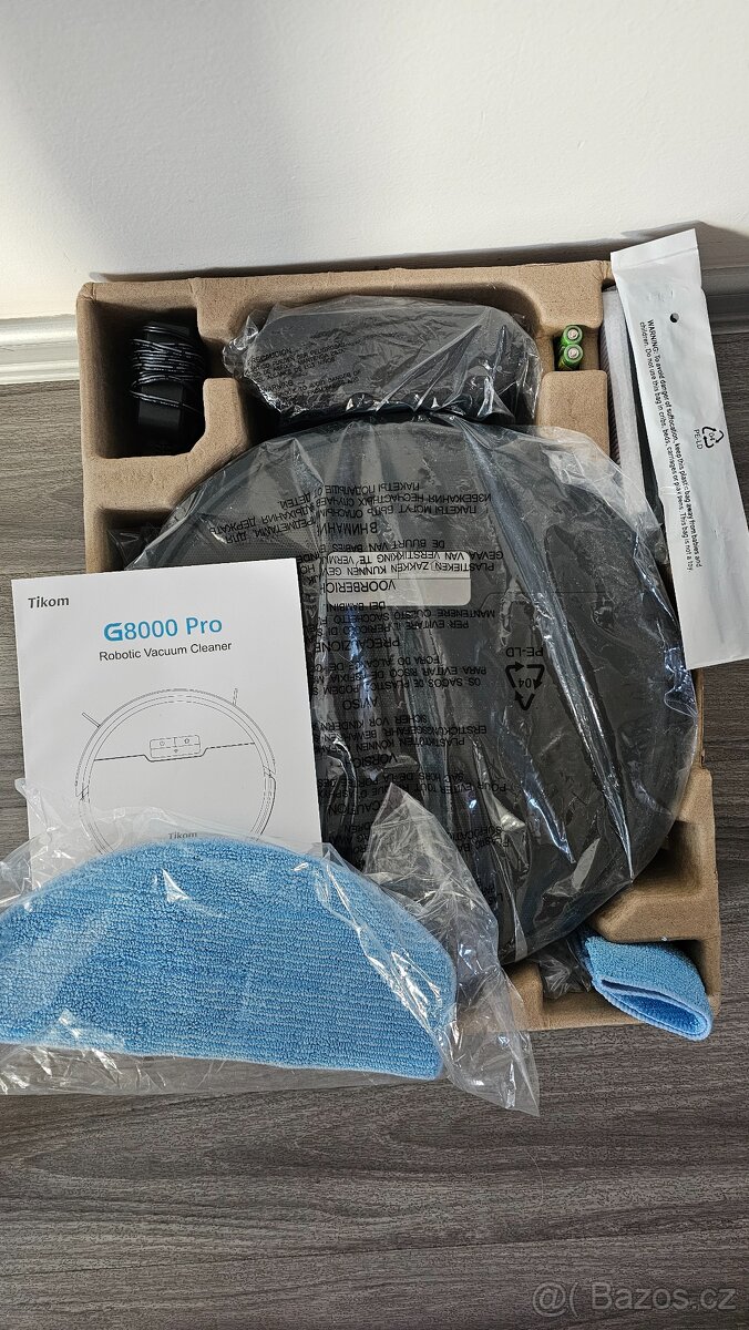 Robotický vysavač Tikom G8000 Pro – vysává + mopuje - 3