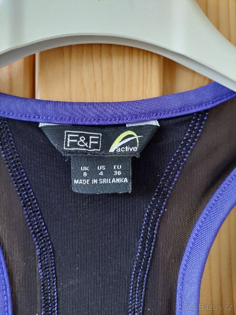 Tílko sportovní dámské funkční F&F vel. 36 - 3