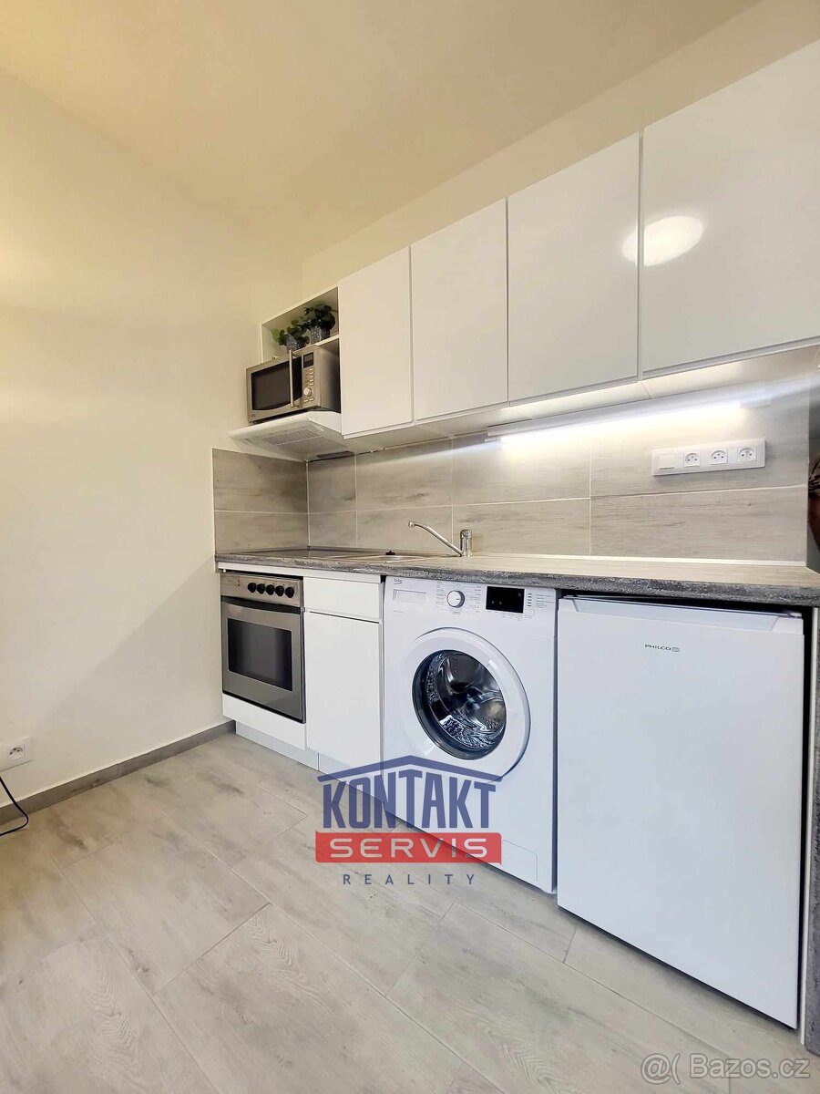 Pronájem plně vybaveného bytu 1+kk, 25 m² - České Budějovice - 3