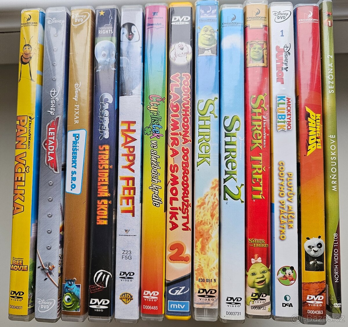 PRODÁM SADU 13KS ORIGINÁL DVD PRO DĚTI (PIXAR, SHREK atd.) - 3