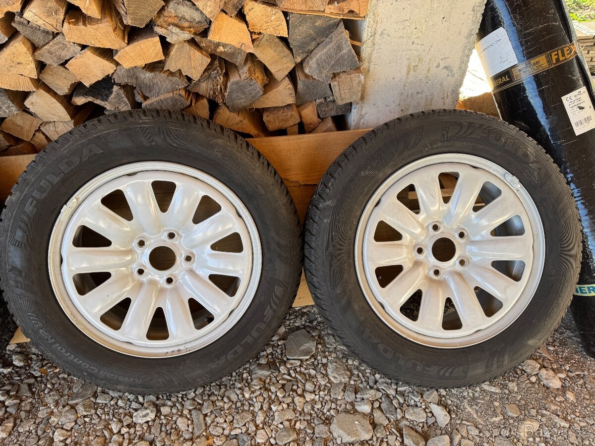 Zimní kola 5x112 + gumy 215/60/16 - 3