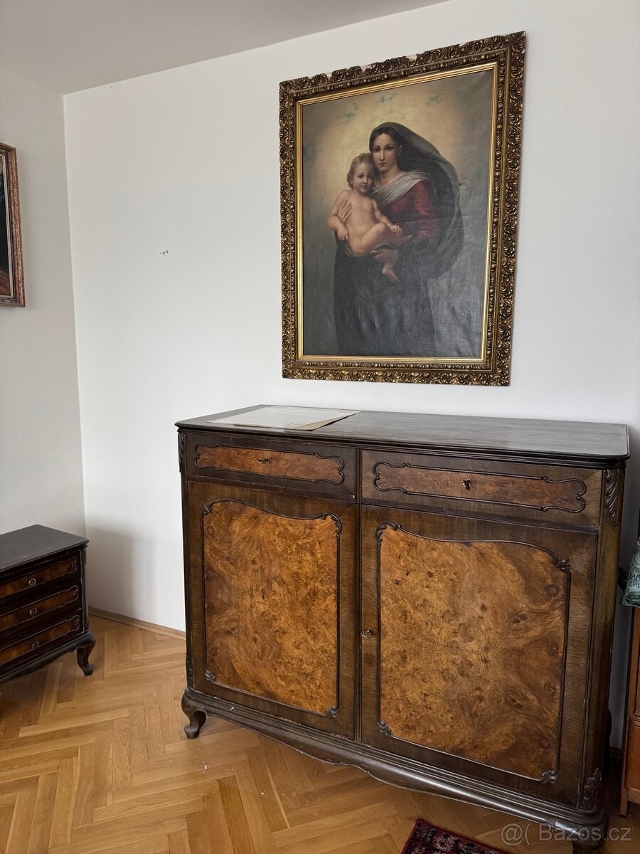 Prvorepubliková ložnice, 30.léta - kompletní set - 3