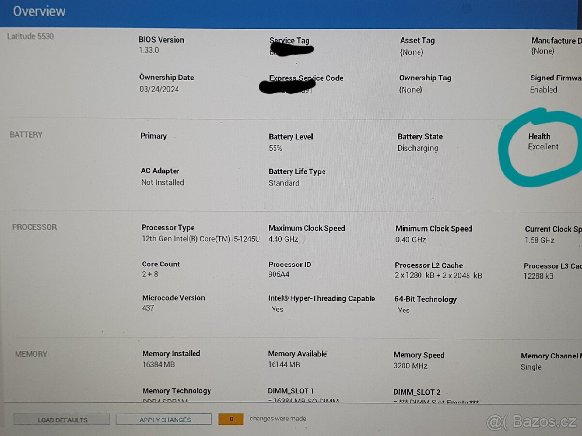 Originalni baterie Dell 293F1 - 3