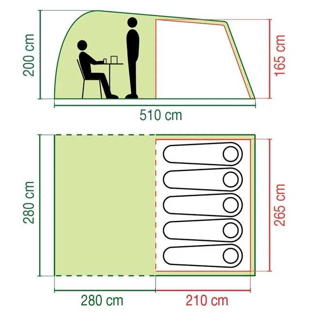 Rodinný stan Coleman - 3