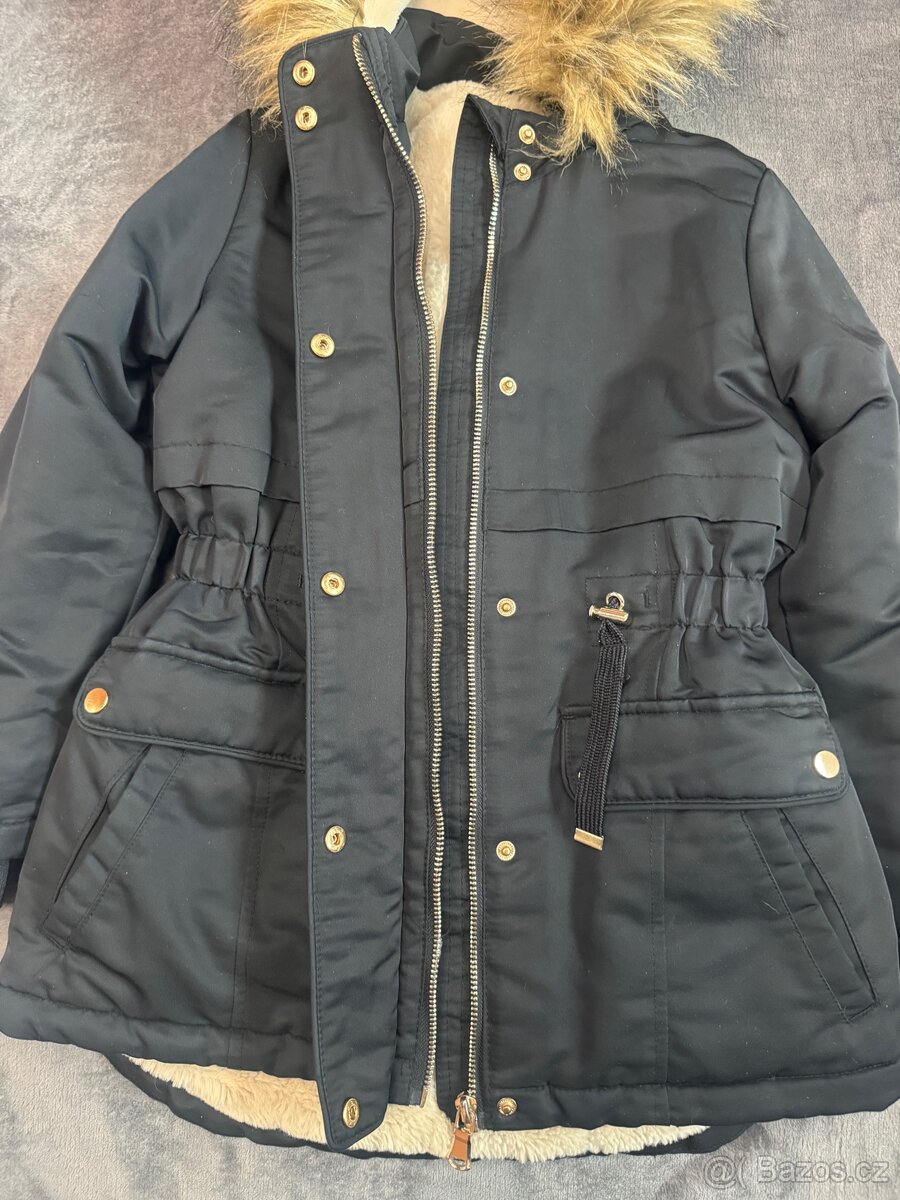 Dívčí zimní bunda/ parka F&F 122/128 - 3