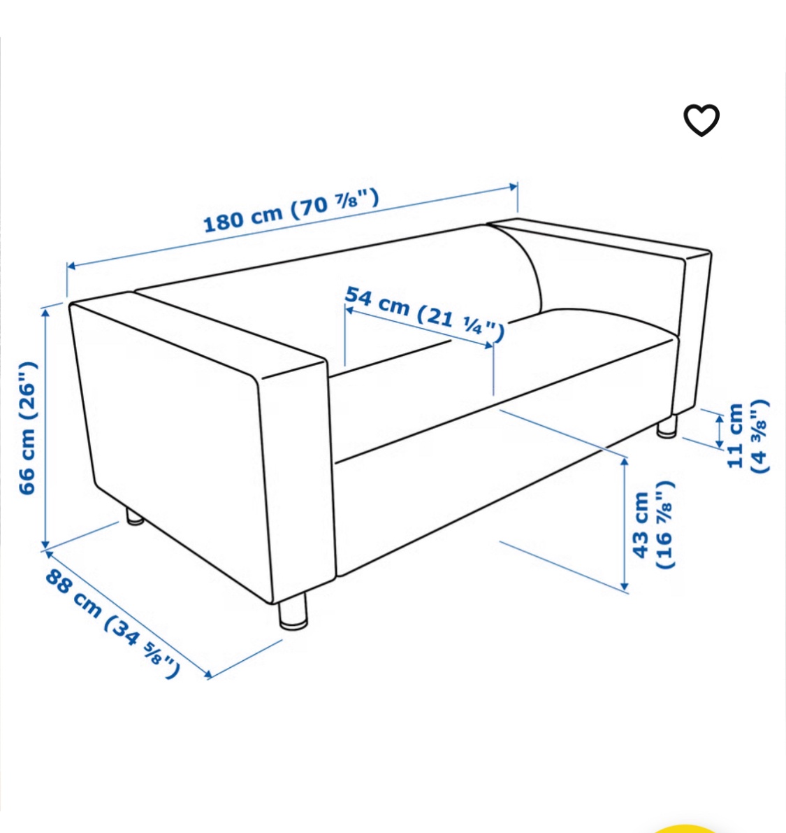 Pohovka Klippan Ikea - 3
