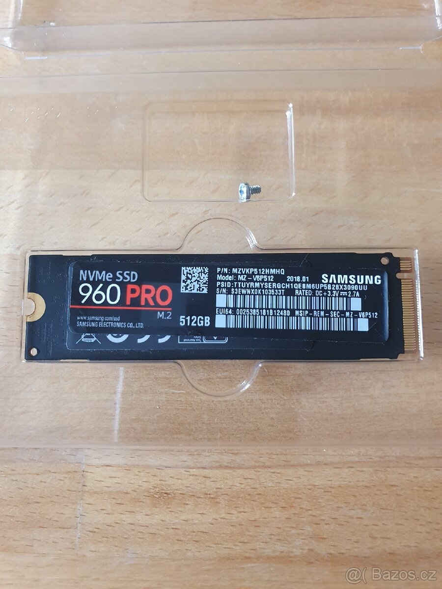 Samsung 960 Pro 512GB MLC NVMe SSD - 3