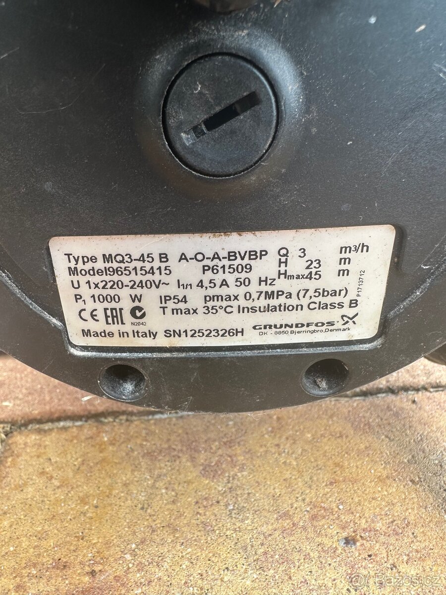 Automatická vodárna Grundfos MQ3-45 - 3