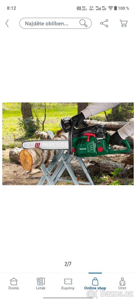 Motorová pila parkside nová - 3