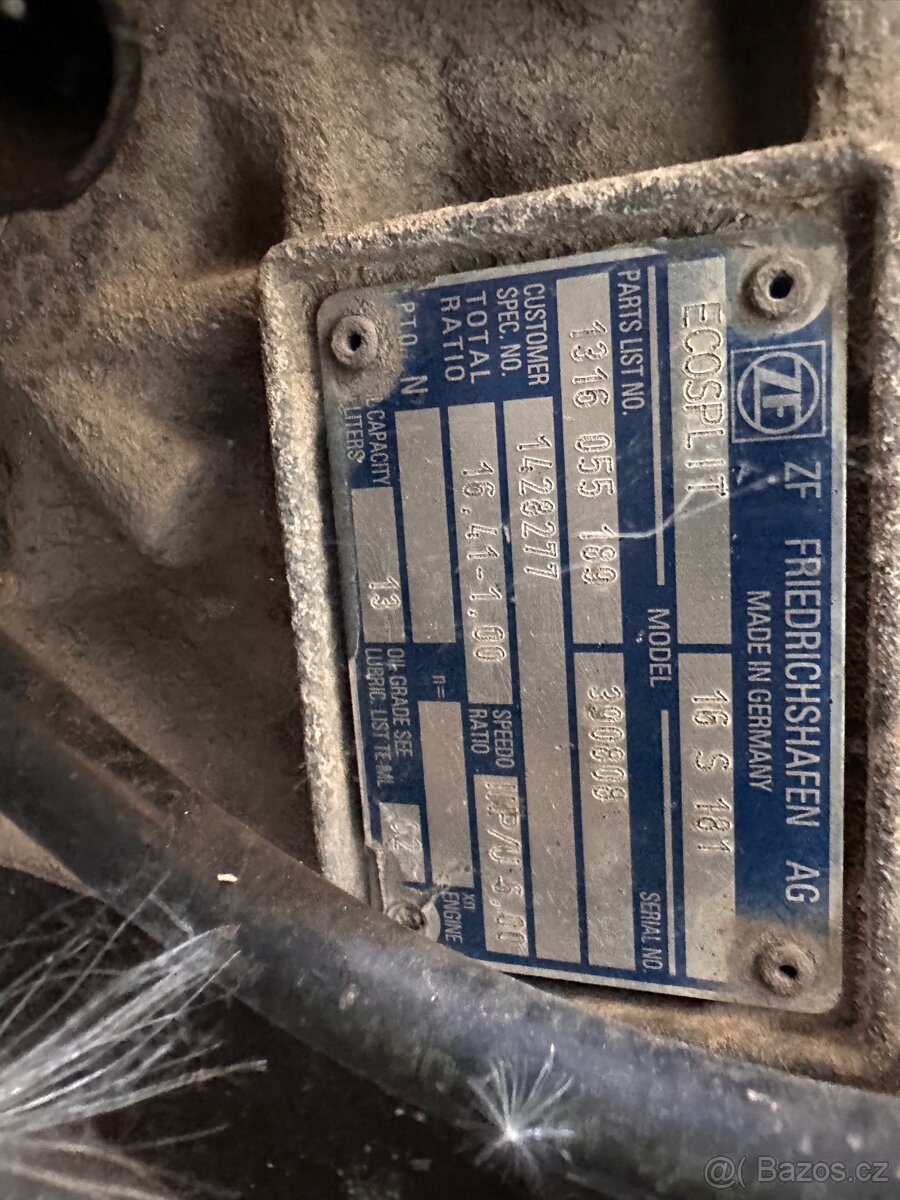 Prodám převodovku ZF 181 - 3