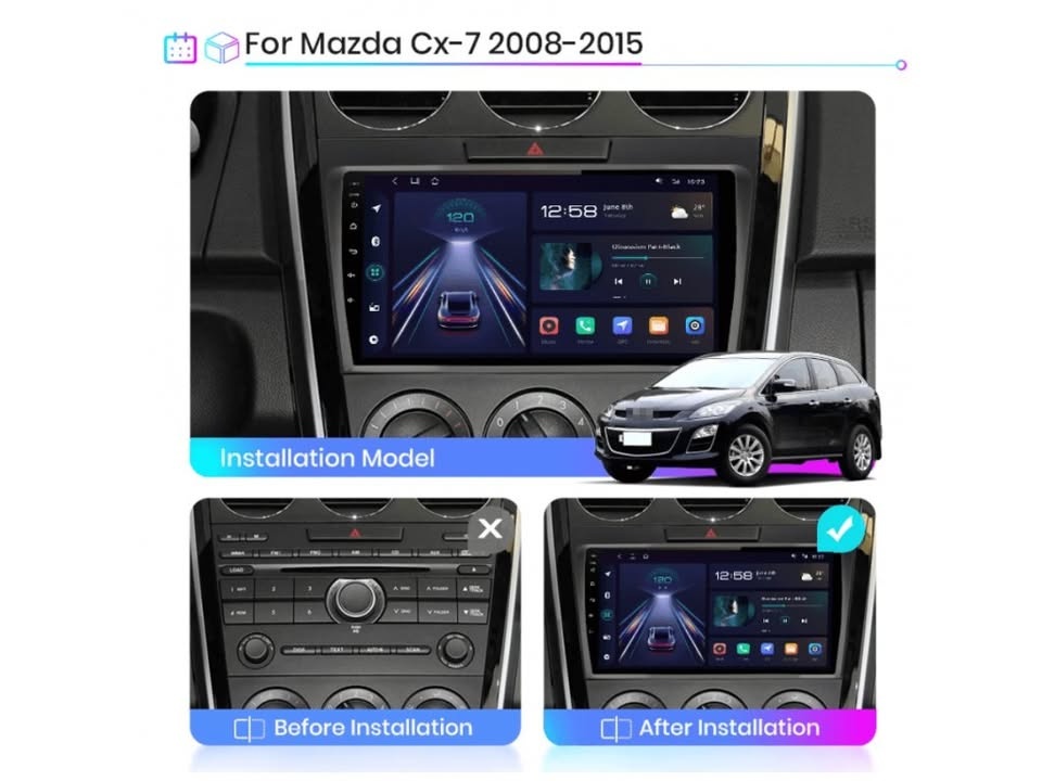Android autorádio s navi pro MAZDA CX-7 (2008-2015) - 3