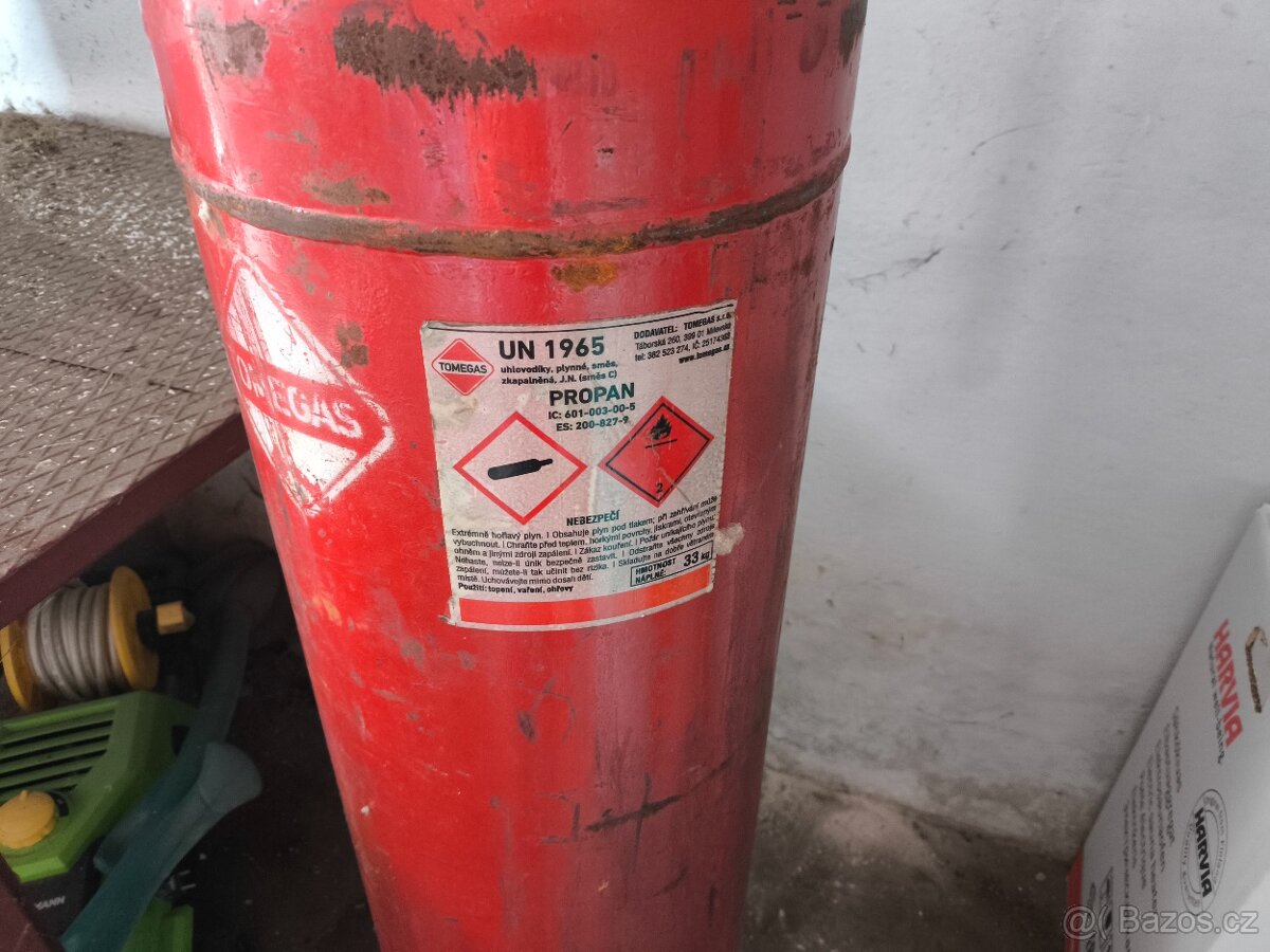 Čistý propan 33 kg - PLNÁ - 3