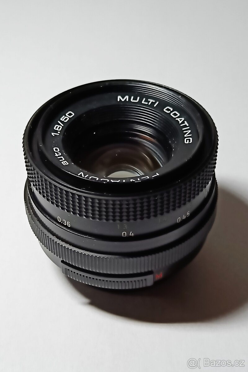 Objektiv PENTACON auto 1,8/50 MC + conv. (M42) - 3