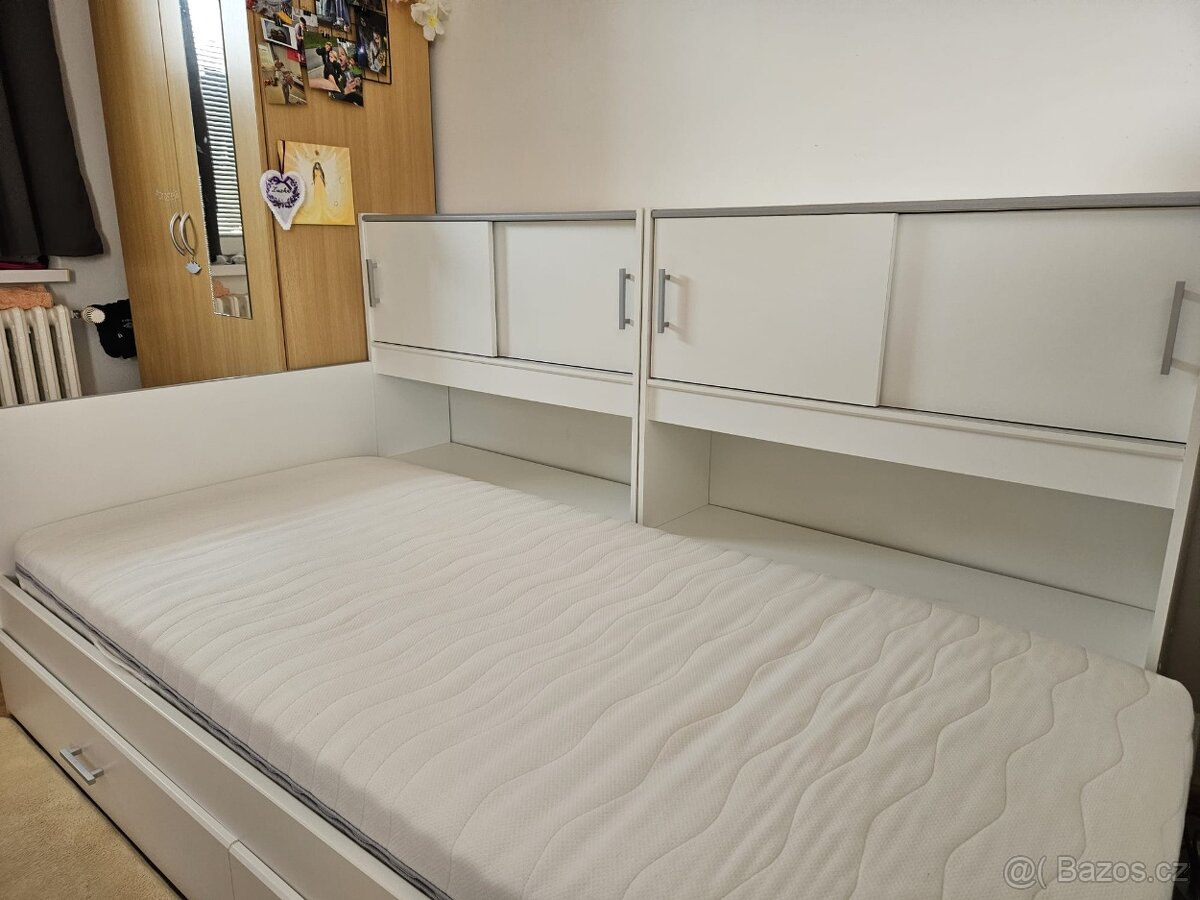 Dětská postel se skříňkami - 3