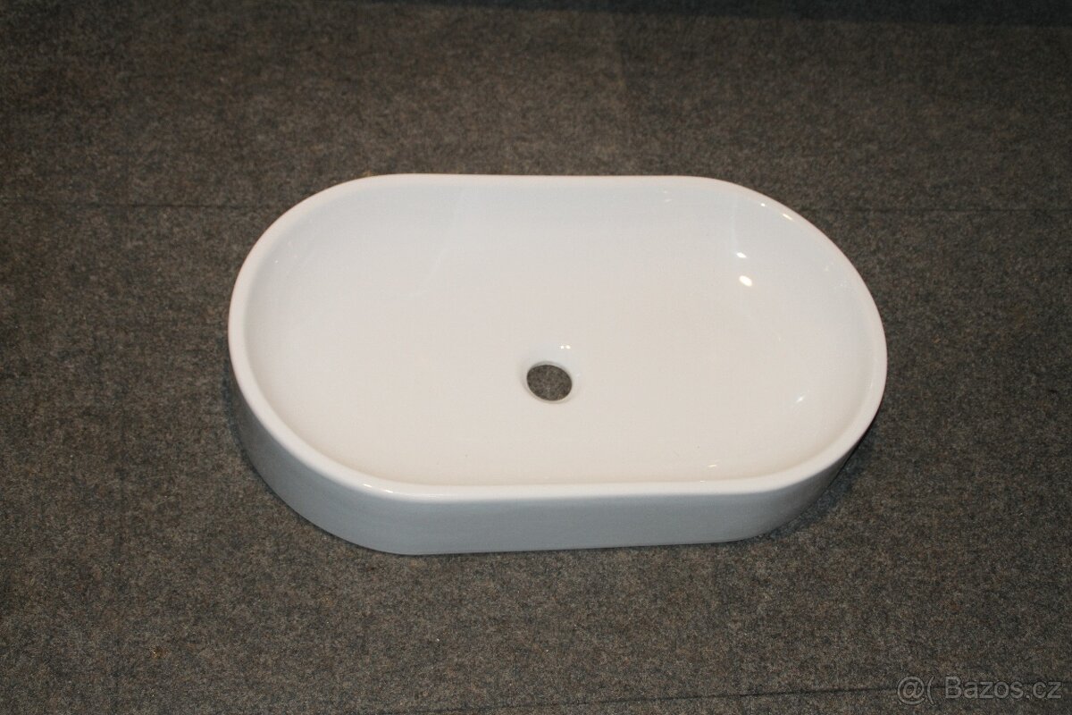 Velké oválné umyvadlo na desku - 3