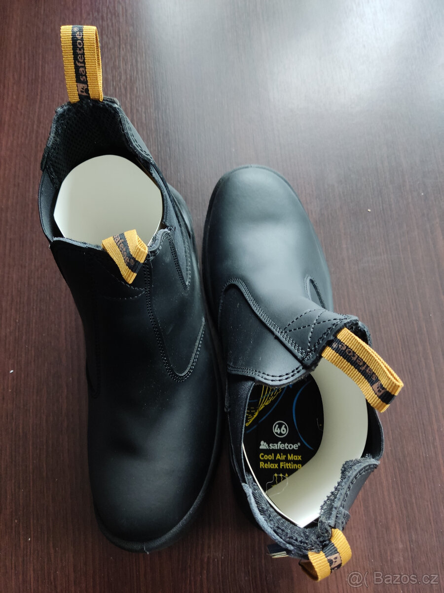 S3 pracovní boty s ocelovou špičkou M8025, velikost EU46 - 3