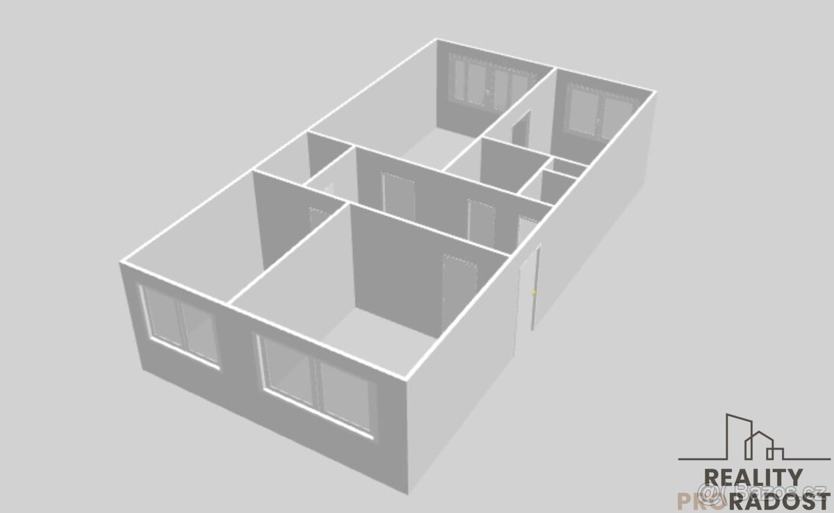Byt na prodej, Česká, Most, DV, 61,68 m2 - 3