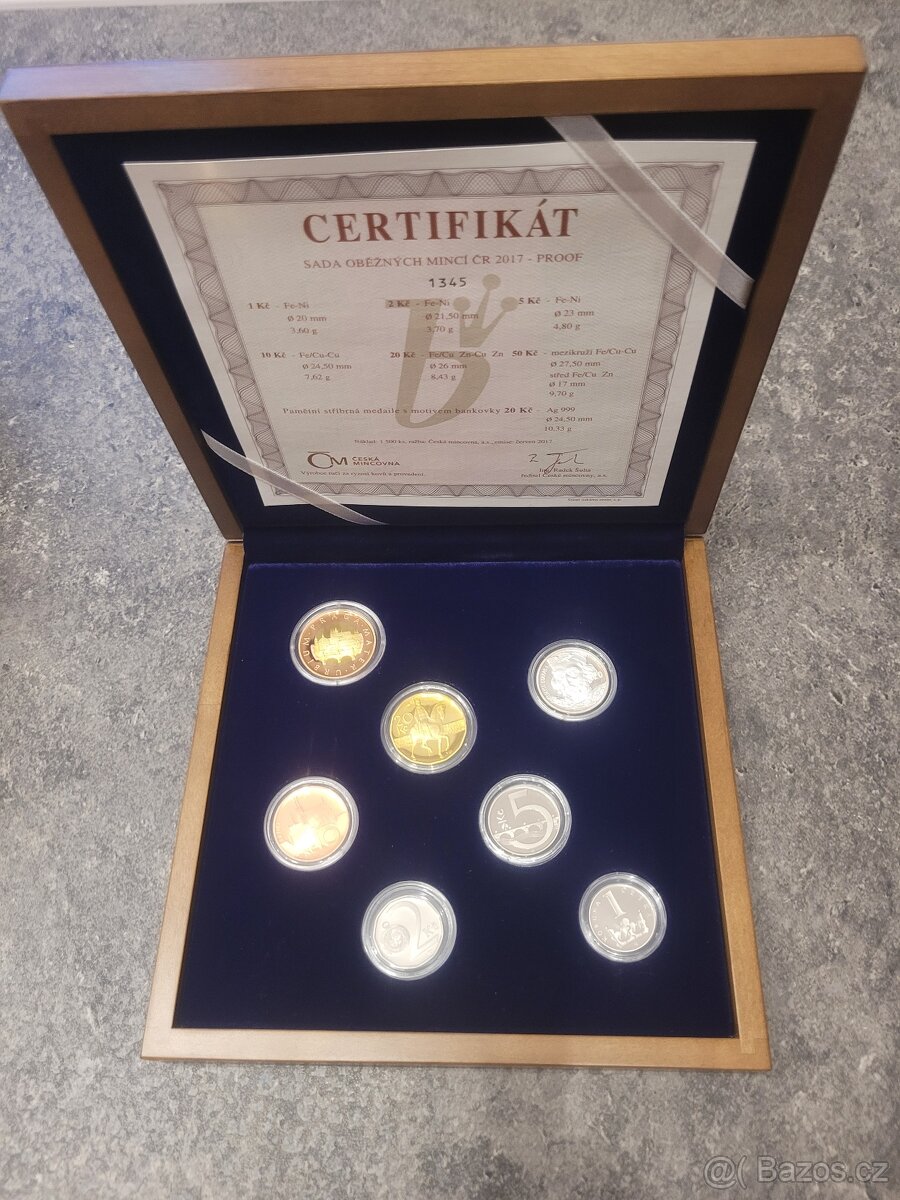Sada oběžných mincí PROOF - 3