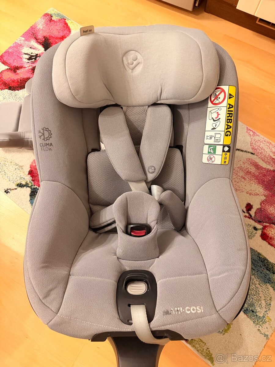 Auto sedacka Maxi cosi pearl 360 grey vcetne zakladny - 3