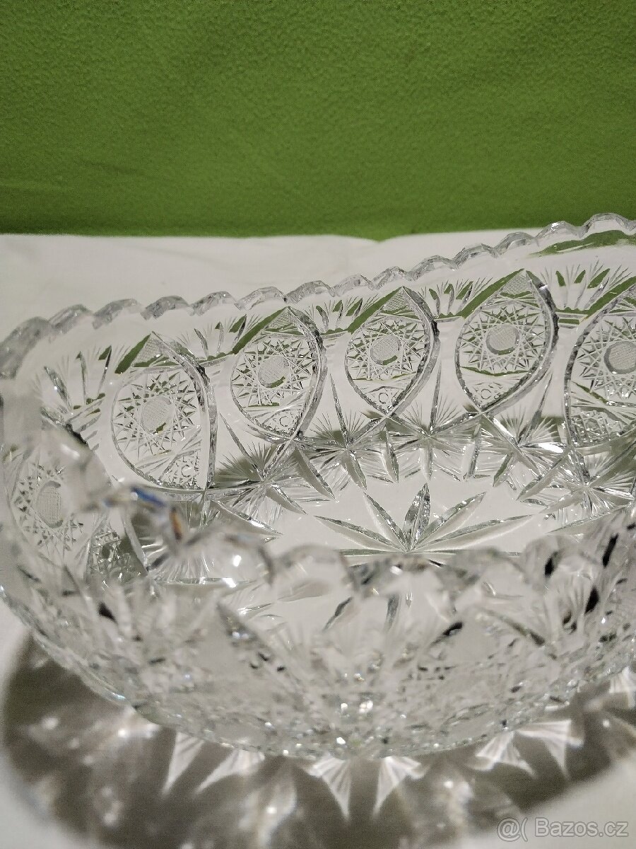 Křišťálová mísa Sklo Bohemia EV31 - 3