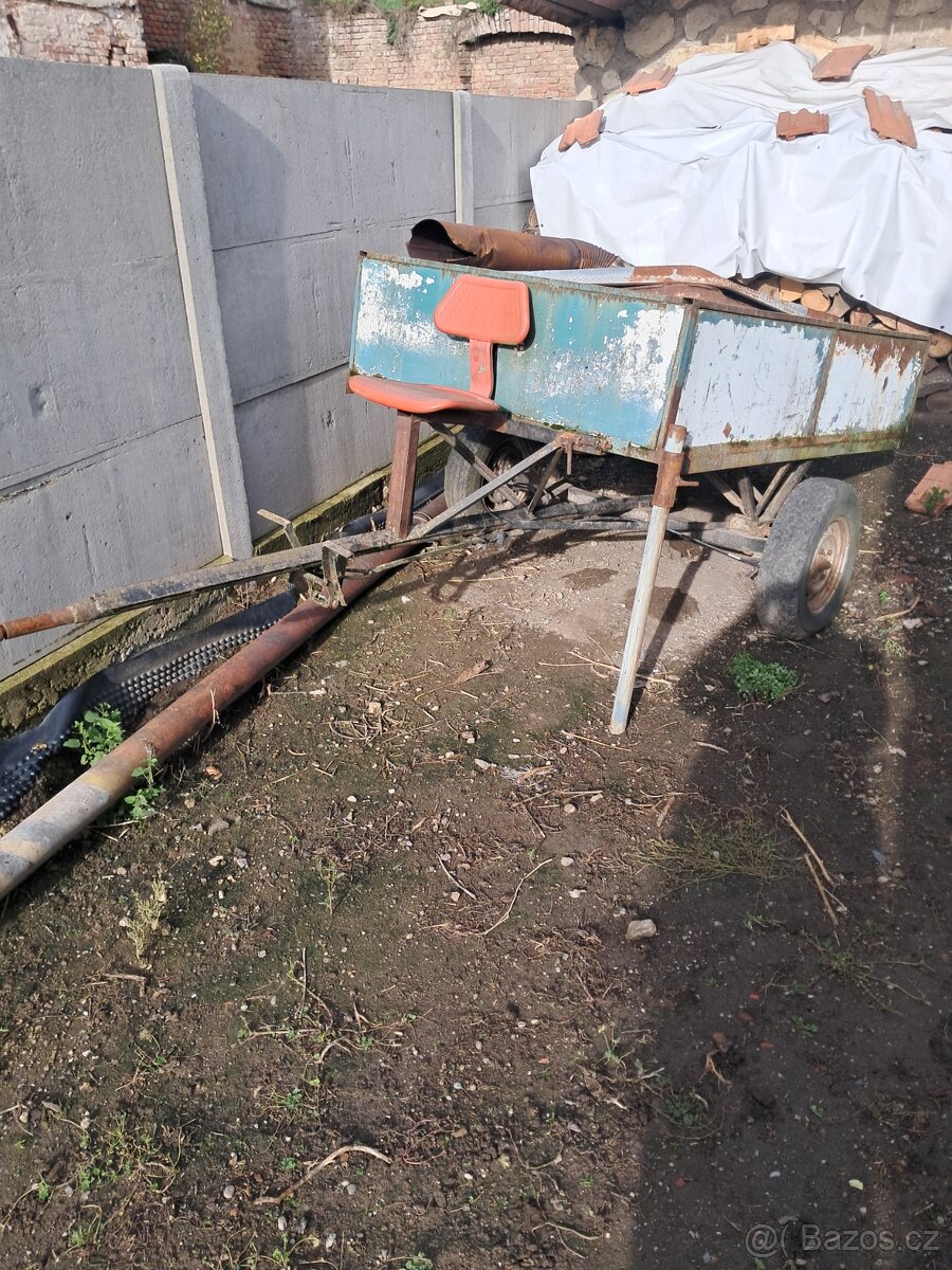 Vozik vlecka za PF62 - 3