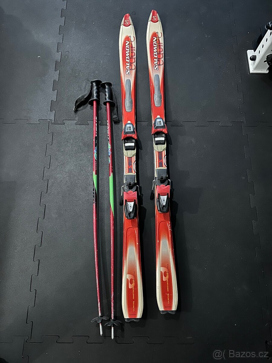 Lyže Salomon a hůlky Atomic - 3