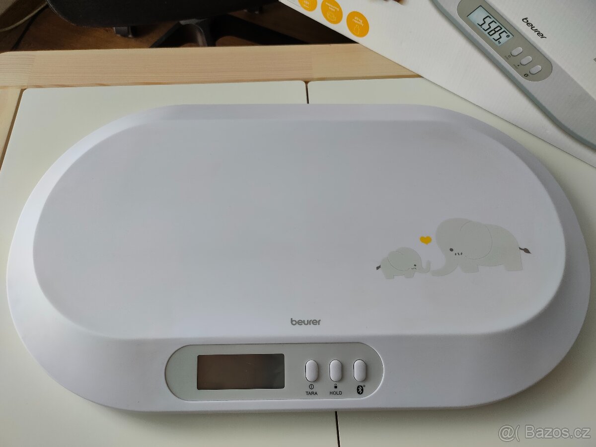 Dětská kojenecká váha Beurer BY 90 s Bluetooth - 3